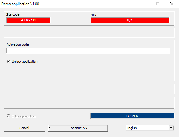 PC Guard: demo version activation dialog