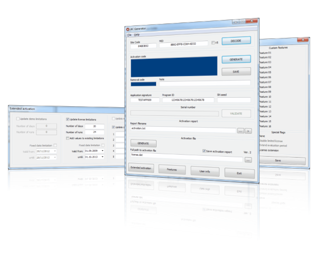 Activation Suite (ACCS) screenshot