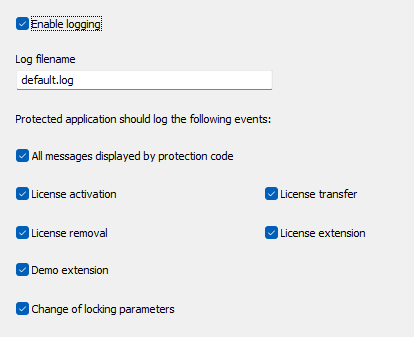 pc guard: logging policy