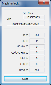 decoded mid code (locks)