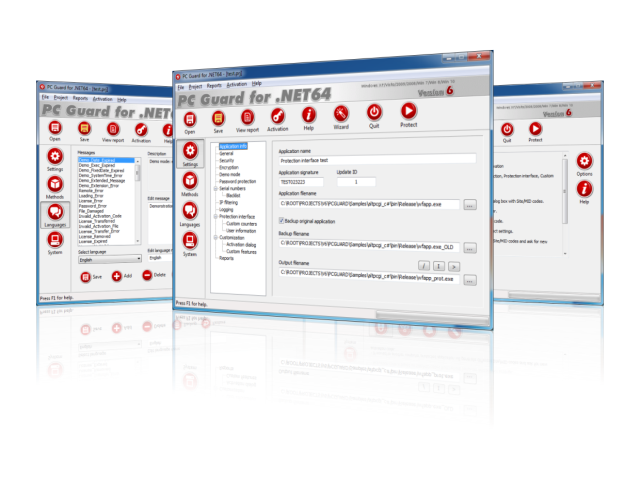 Forgotten password page Software protection, licensing and copy protection with PC Guard Software Copy Protection System